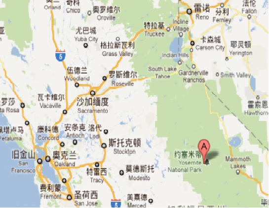 约塞米蒂的位置.png
